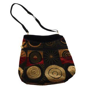 Danny K Beverly Hills Made in the USA Tapestry Geometric Crossbody Bag Purse